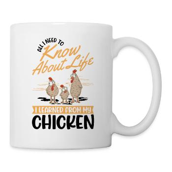Chickens Chicken Breeding Chicken Farmer - Mug - white - Right