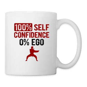 Japanischer Kampfsport Karate - Tasse - Weiß - Rechts