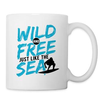 Surfen Wellenreiten Für Surfing - Tasse - Weiß - Rechts
