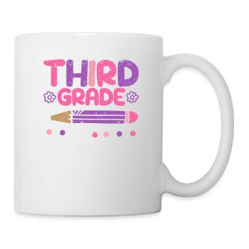 Diva de 3e année Drôle d’enseignant de troisième année - Mug blanc - blanc - Droite