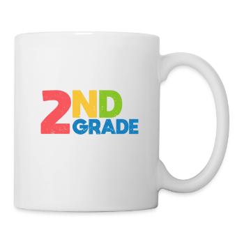 Second Grader Dude 2nd Graders Back to School - Mug - white - Right