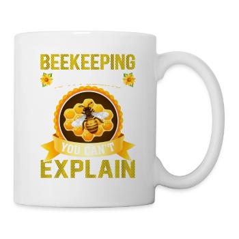 Imkerei ist ein Gefühl, das man nicht erklären kan - Tasse - Weiß - Rechts