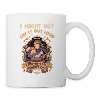 Mon gendre est mon enfant préféré Fête des mères - Mug blanc - blanc - Droite