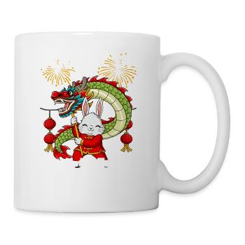 Année du Lapin Nouvel An lunaire chinois - Mug blanc - blanc - Droite