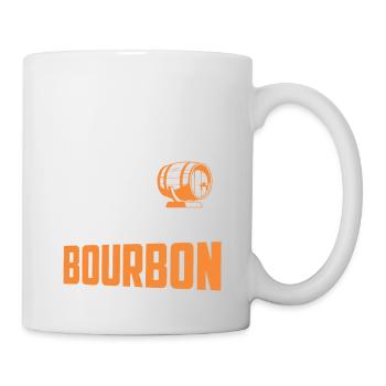 Weekend Forecast 100% Chance Of Bourbon Drinking - Tasse - Weiß - Rechts