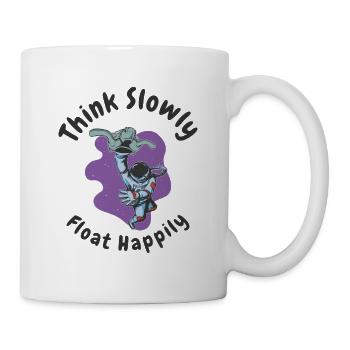 Space Astronaut Floating Wildlife Reptile Sea - Mug - white - Right