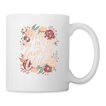 Mon gendre est mon enfant préféré pour ma mère - Mug blanc - blanc - Droite