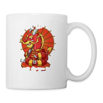 Année du Dragon Nouvel An lunaire chinois - Mug blanc - blanc - Droite