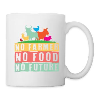 Landwirtschaft - Tasse - Weiß - Rechts