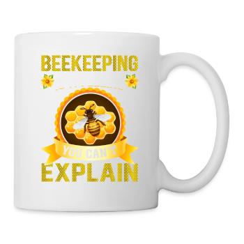 Imkerei ist ein Gefühl, das man nicht erklären kan - Tasse - Weiß - Rechts