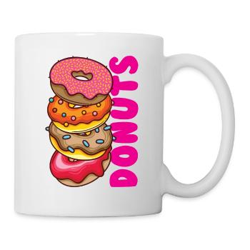 Donuts - Tasse - Weiß - Rechts