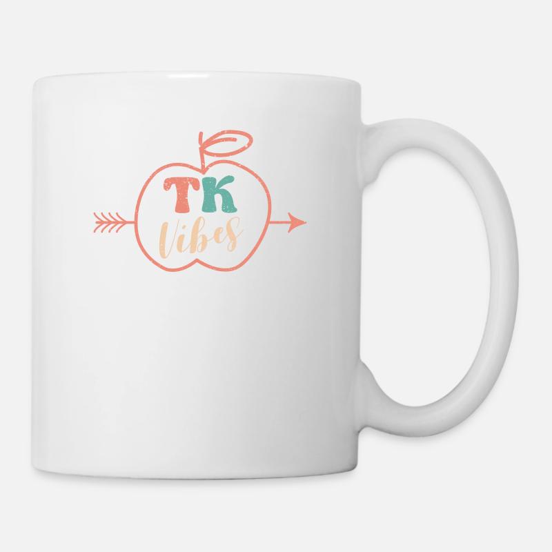 TK Vibes Enseignant Élève Enseignant - Mug blanc - blanc