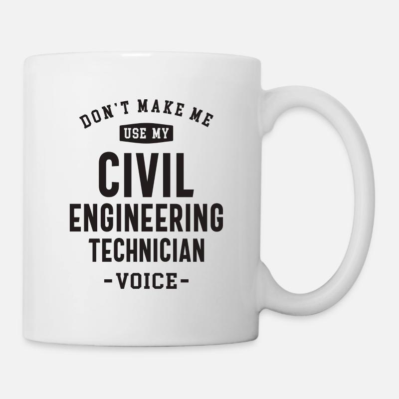Civil Eng Tech Stimme - Tasse - Weiß