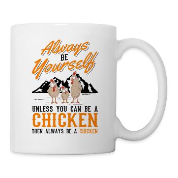 Chickens Chicken Breeding Chicken Farmer - Mug - white - Right