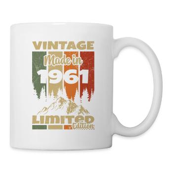 Vintage Rétro 1961 Anniversaire Cadeau 1961 - Mug blanc - blanc - Droite