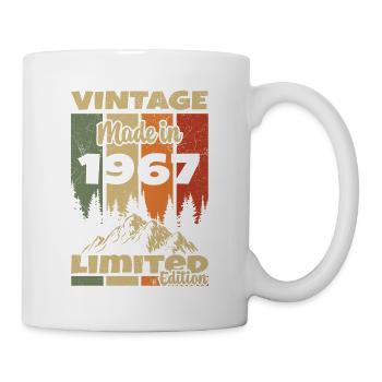 Vintage Retro 1967 Jubiläumsgeschenk 1967 - Tasse - Weiß - Rechts