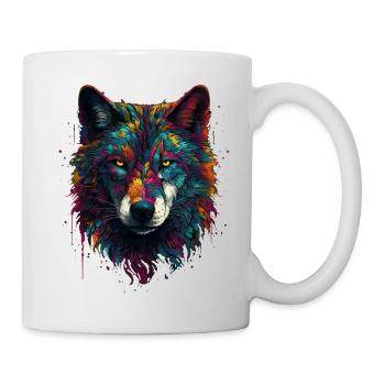 Spirit Animal Wolf - Tasse - Weiß - Rechts