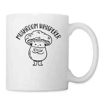 Cueilleur de champignons chasseur de champignons amateur de champignons champignons ferme - Mug blanc - blanc - Droite