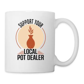 Poterie Argile Cours de poterie Poterie Poterie - Mug blanc - blanc - Droite
