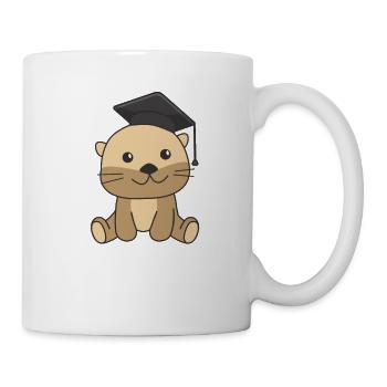 Kids Kindergarten nailed it Otter Graduation - Tasse - Weiß - Rechts