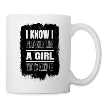 GolfHoodie Statement Funny Sayings Joke BoysGolf - Mug - white - Right