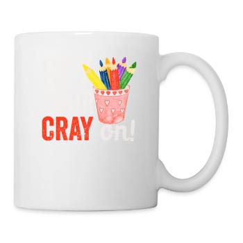 Get Your Cray On Back To School Teacher Student - Mug - white - Right