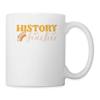 History Teacher Definition Funny Back School - Mug - white - Right