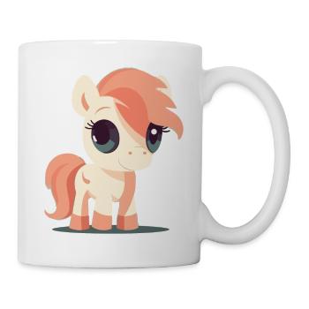 Poney - Mug blanc - blanc - Droite