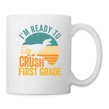 I'm ready to nursery dinosaurs back - Mug - white - Right