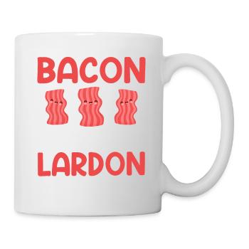 Speck gibt mir einen Lardon - Tasse - Weiß - Rechts