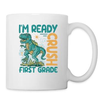 I'm ready to nursery dinosaurs back - Mug - white - Right
