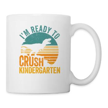 I'm ready to nursery dinosaurs back - Mug - white - Right