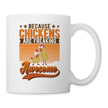 Chickens Farmer Chicken Gift Farmer - Mug - white - Right