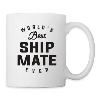 Le meilleur compagnon de navire au monde de tous les temps - Mug blanc - blanc - Droite