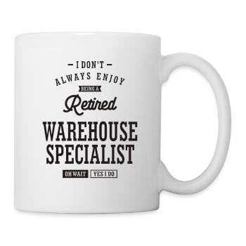 Spécialiste d’entrepôt à la retraite - Vivre le rêve - Mug blanc - blanc - Droite
