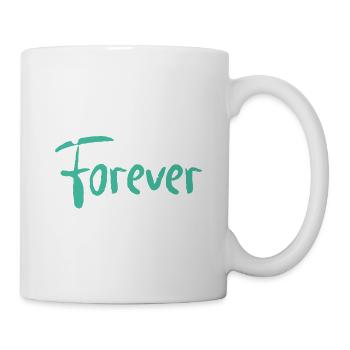 Faithful forever Christian faith in God Jesus - Mug - white - Right