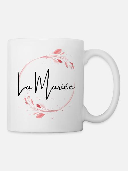 La mariée floral - Mug blanc - blanc