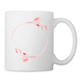 Team de la mariée floral - Mug blanc - blanc - Droite