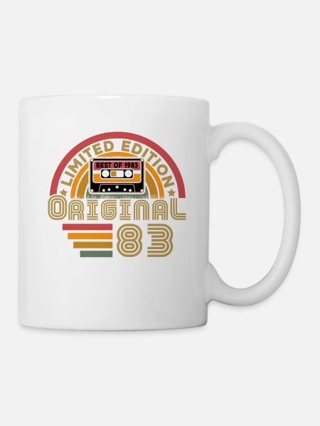 1983 Vintage Original 1983 Geburtstagsgeschenk - Tasse - Weiß
