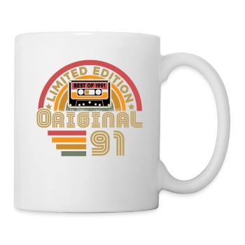 Original 1991 Vintage Anniversaire Humour - Mug blanc - blanc - Droite
