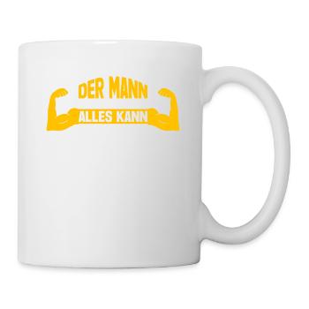 Gerhard Der Mann Der Alles Kann Vorname Gerhard - Tasse - Weiß - Rechts