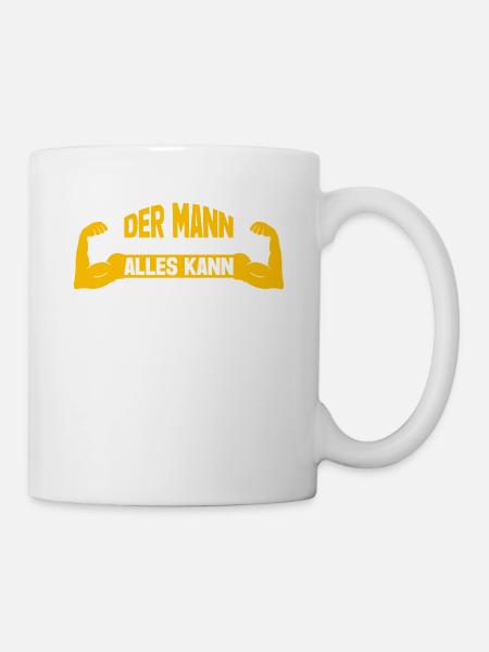 Gerhard Der Mann Der Alles Kann Vorname Gerhard - Tasse - Weiß