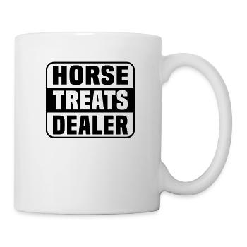 Marchand de friandises pour chevaux - Mug blanc - blanc - Droite