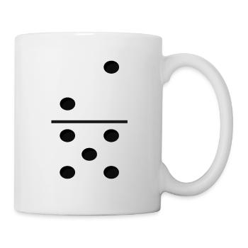 Domino Game Tile 2-5 - Lustiges Gruppenkostüm - Tasse - Weiß - Rechts