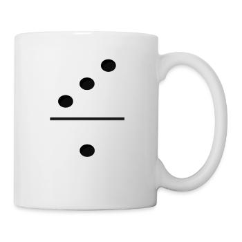 Domino Game Tile 3-1 - Drôle de costume de groupe - Mug blanc - blanc - Droite