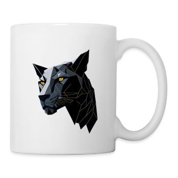 Geometric Panther Head - Mug - white - Right