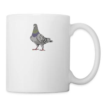 Das ist Taube lustiges Fun Outfit - Tasse - Weiß - Rechts