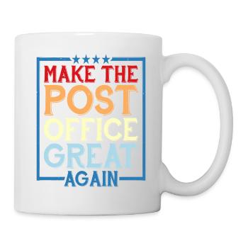 Rendre le bureau de poste génial à nouveau - Mug blanc - blanc - Droite