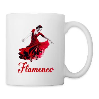 Flamenco Tanz Andalusien Spanischer Tanz - Tasse - Weiß - Rechts