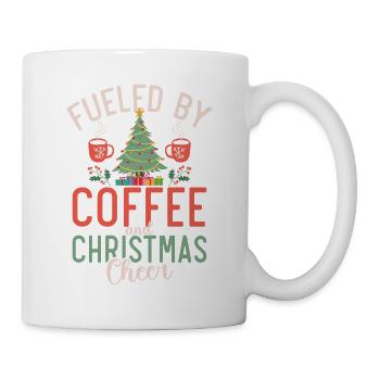 Christmas and Coffee Design - Tasse - Weiß - Rechts